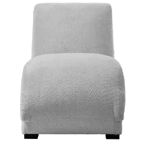 York Glam Fog 66" Chaise with USB Charging and LED