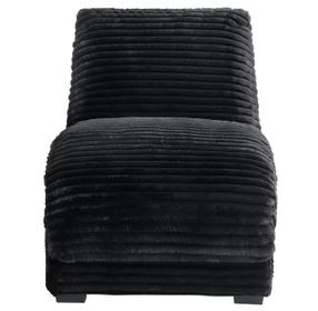 York Masis Black 66" Chaise with USB Charging and LED