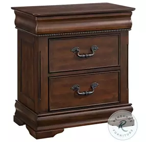 Coppola Rich Cherry 3 Drawer Nightstand
