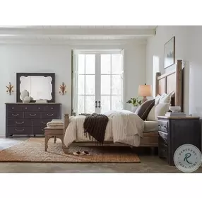 Americana Honey Panel Bedroom Set