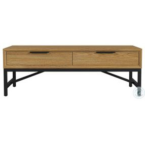 Newport Natural Oak 52" Cocktail Table