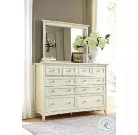Northlake White Dresser with Mirror