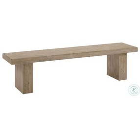 Nash Weathered Sand 70" Backless Bench