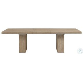 Nash Weathered Sand Extendable Trestle Dining Table