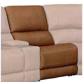 Alpine Lyric Caramel Leather Power Armless Recliner