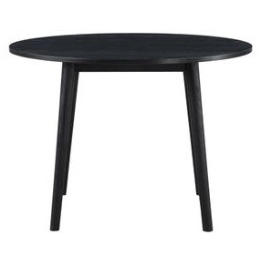 Willow Black 42" Round Dining Table