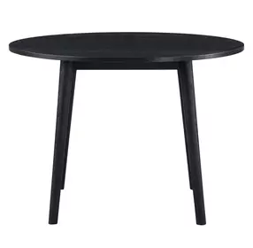 Willow Black 42" Round Dining Table