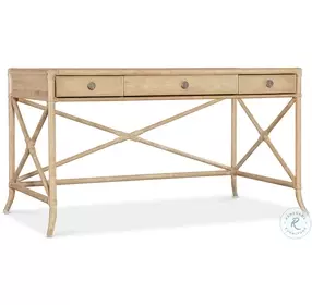 Retreat Light Brown Pole Rattan Writing Desk