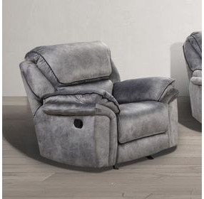 Themis Gray 44" Manual Recliner