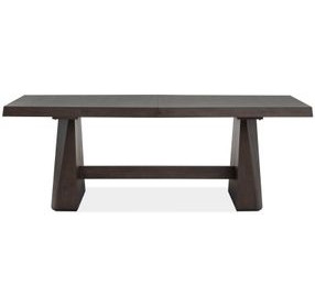 Stormhold Coffee Bean 108" Extendable Rectangular Dining Table