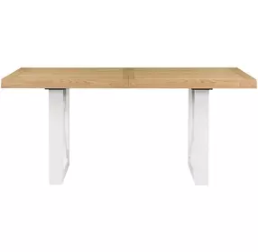 Magnolia Brown 80" Extendable Rectangular Counter Height Dining Table