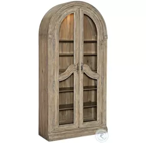 Castella Mid Tone Brown Bunching Curio Cabinet