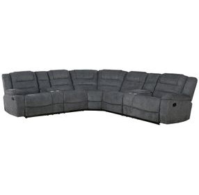 Redondo Dark Gray Reclining RAF Sectional