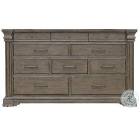 Madison Ridge Natural Bark 10 Drawer Dresser