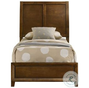 Ballard Walnut Brown Twin Sleigh Bed