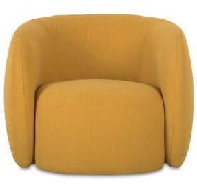 Rae Deep Yellow Upholstered Outdoor Accent Chair