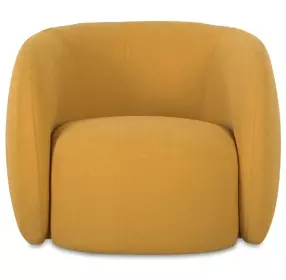 Rae Deep Yellow Upholstered Outdoor Accent Chair
