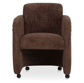 Mesto Dark Brown Upholstered Dining Chair