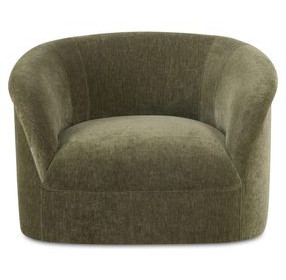 Thora Dark Green Upholstered Lounge Chair