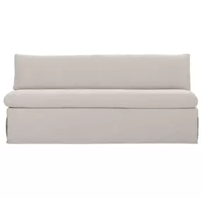 Fable Beige Upholstered Dining Bench