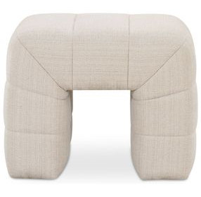 Verity Oatmeal Upholstered Stool