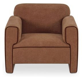 Leo Light Brown Upholstered Accent Chair