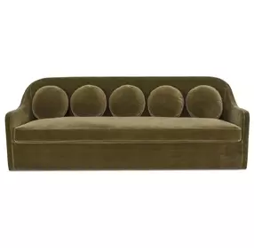 Rialto Dark Green 90" Sofa