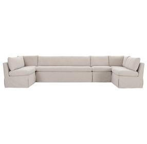 Fable Beige 6 Piece Large Modular Sectional