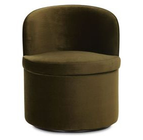 Dane Green Upholstered Swivel Dining Chair