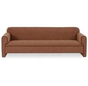 Leo Light Brown 90" Sofa
