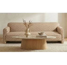 Leo Taupe And Beige Living Room Set