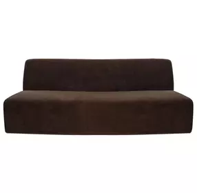 Naomi Dark Brown Convex Modular 81" Sofa