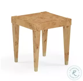Brandyss Honey Burl End Table