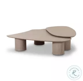 Rhema Washed Ash Nesting Coffee Table Set