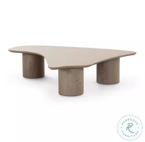 Rhema Washed Ash Organic Low Coffee Table