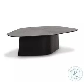 Roche Black Ash Geometric Coffee Table