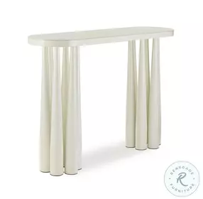 Titan Cream Glossy Console Table