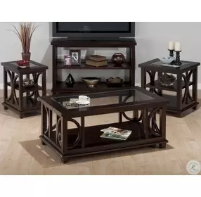 Panama Dark Brown Occasional Table Set