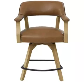 Rylie Brown Swivel 24″ Counter Height Captains Chair