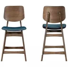 Oscar Upholstered Counter Height Chair Set of 2
