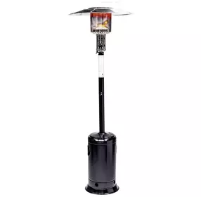 Solara Hammered Black Outdoor Standing Heater