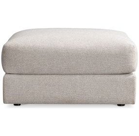 Vista Gray Square Ottoman