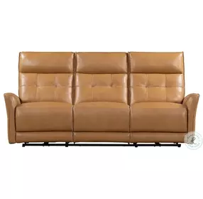 Ellington Lucca Butterscotch 87" Power Reclining Sofa with Zero Gravity