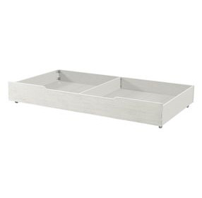 Olivia Brushed White Trundle