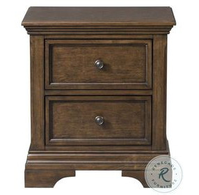 Olivia Rosewood 2 Drawer Nightstand