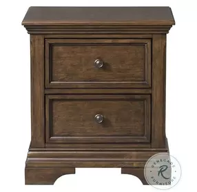 Olivia Rosewood 2 Drawer Nightstand