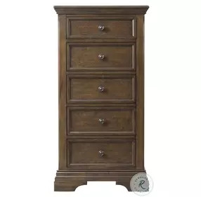 Olivia Rosewood Pier 5 Drawer Chest