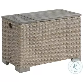 Camal Tan Outdoor Rectangular End Table