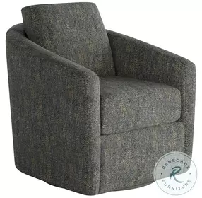 Daisey Berber Indigo Swivel Glider