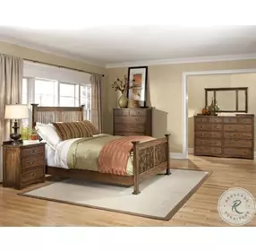 Oak Park Mission Slat Panel Bedroom Set